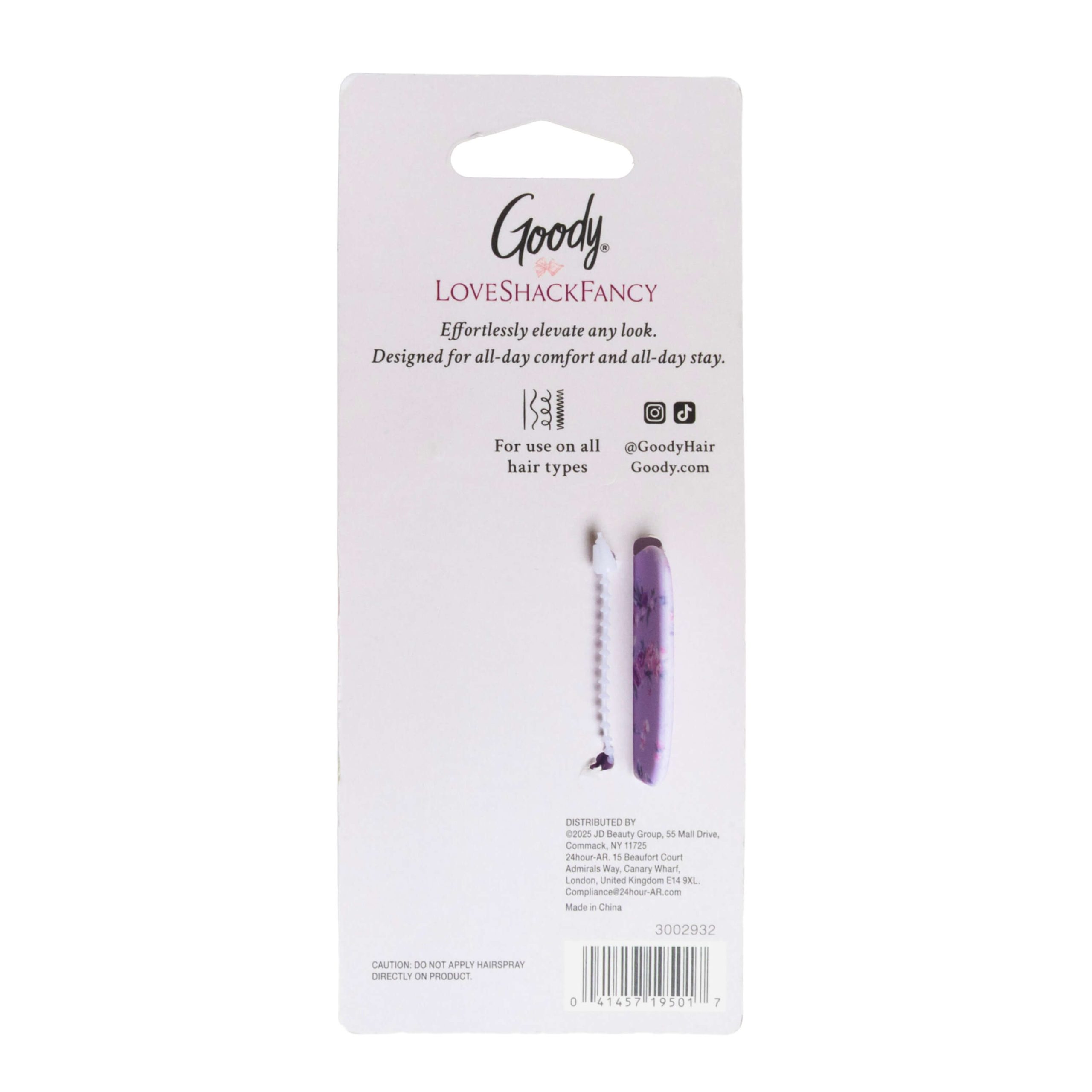 Goody x LoveShackFancy Large Claw Clip - Happy Thoughts - 1ct - Image 6