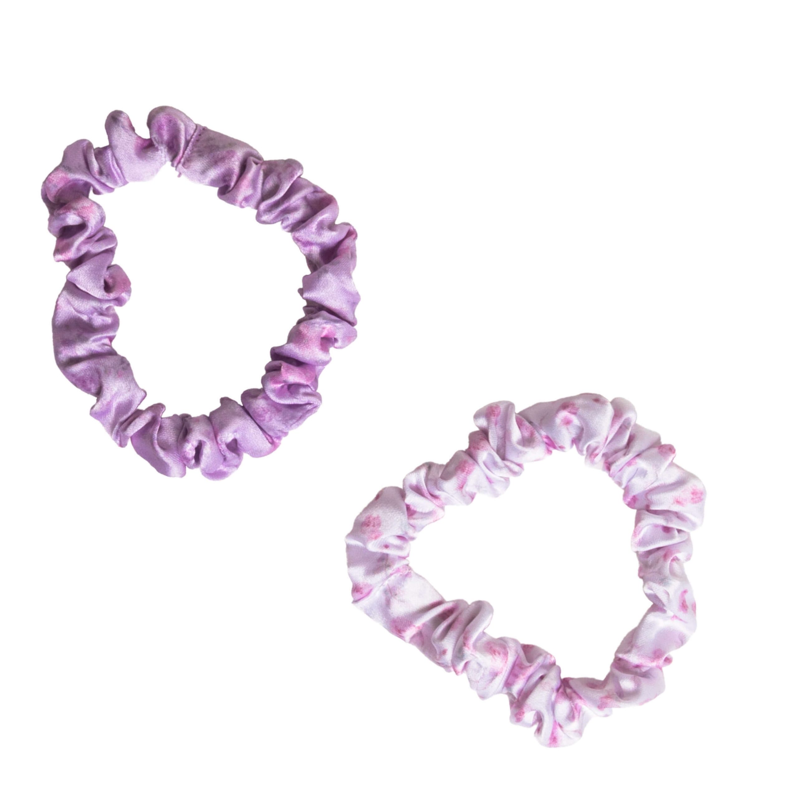 Goody x LoveShackFancy Satin Scrunchies - Happy Thoughts & Ribbon Rosa - 5ct - Image 2