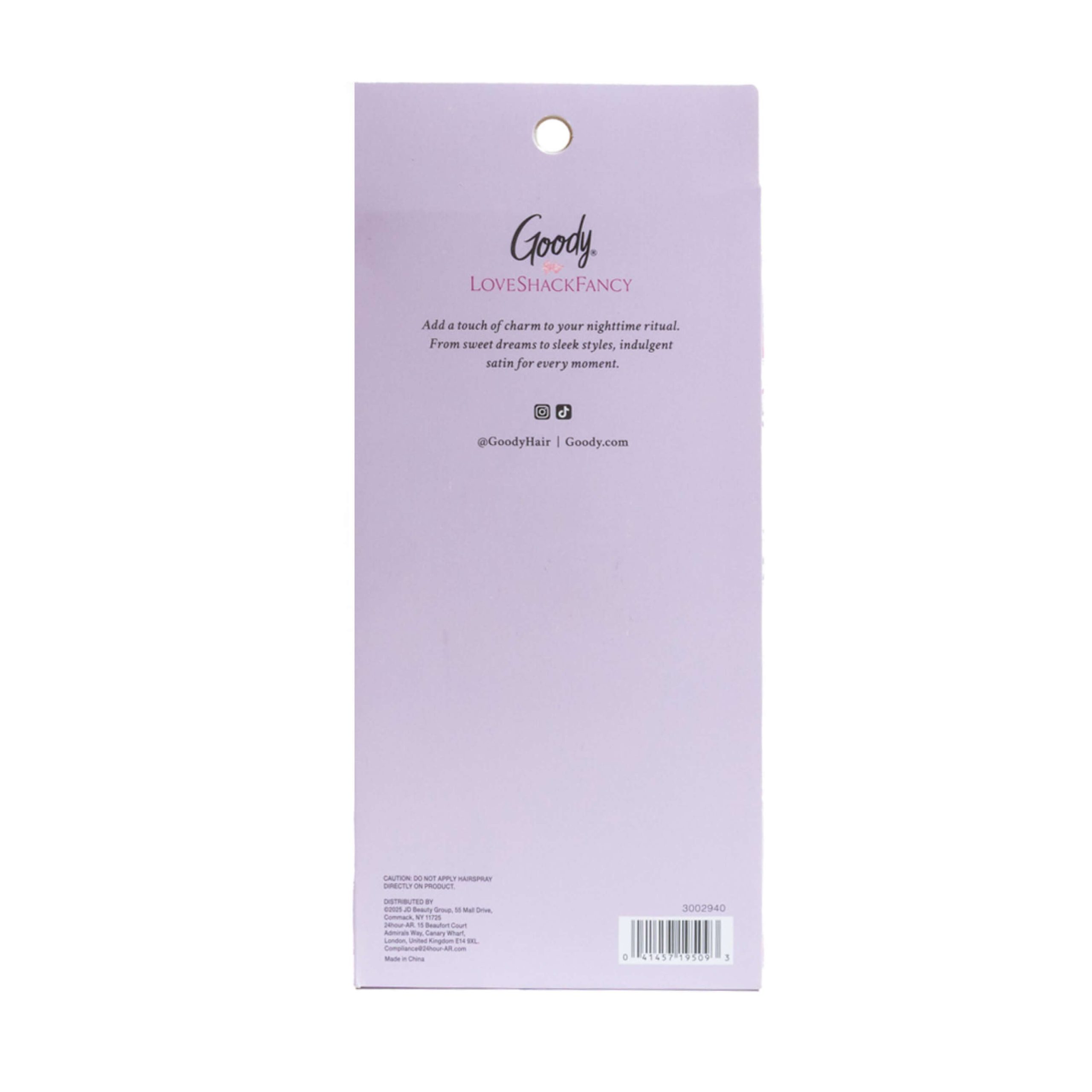 Goody x LoveShackFancy Eye Mask & Pillow Scrunchie Set - Happy Thoughts - Image 4