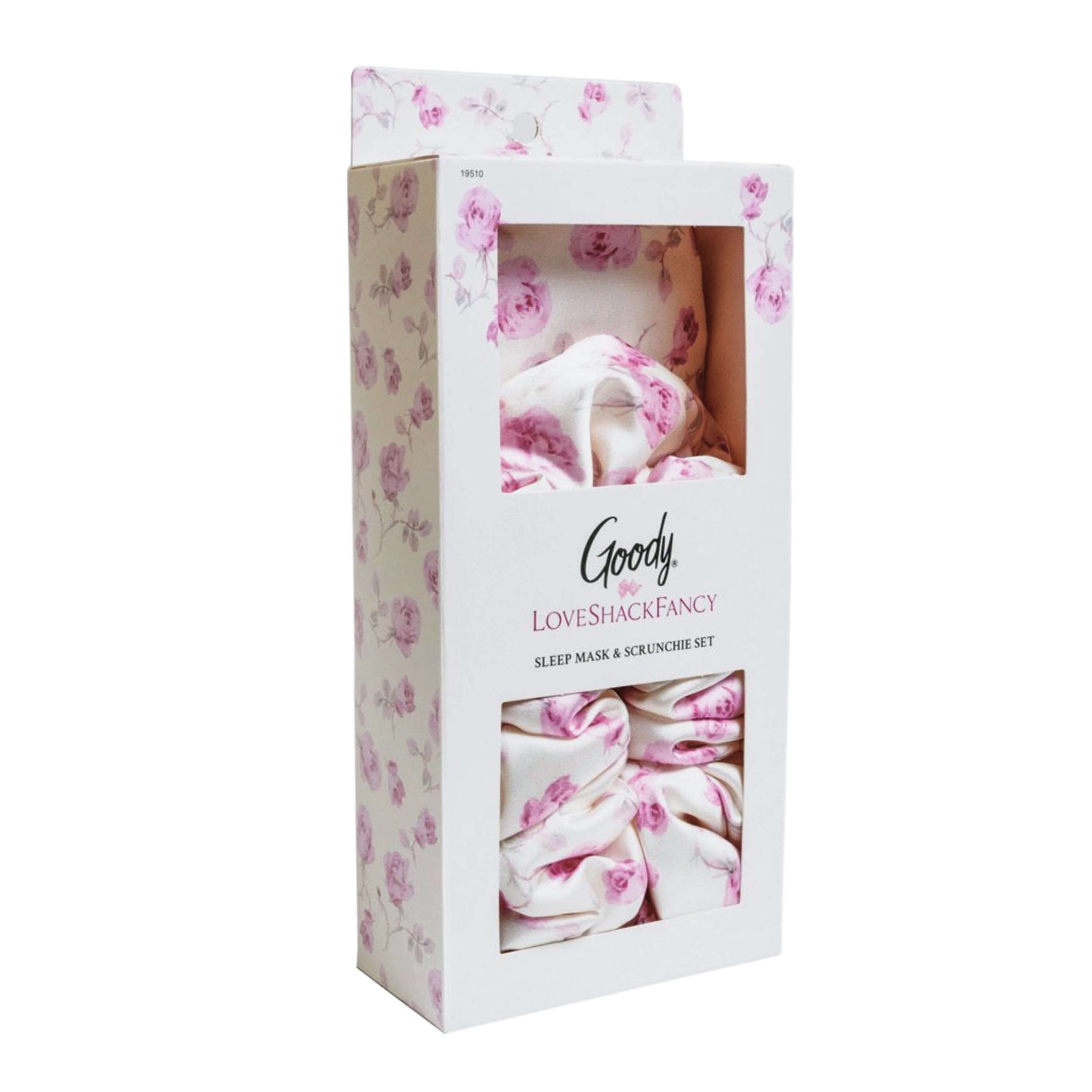 Goody x LoveShackFancy Sleep Mask & Pillow Scrunchie Set - Ribbon Rosa - Image 4