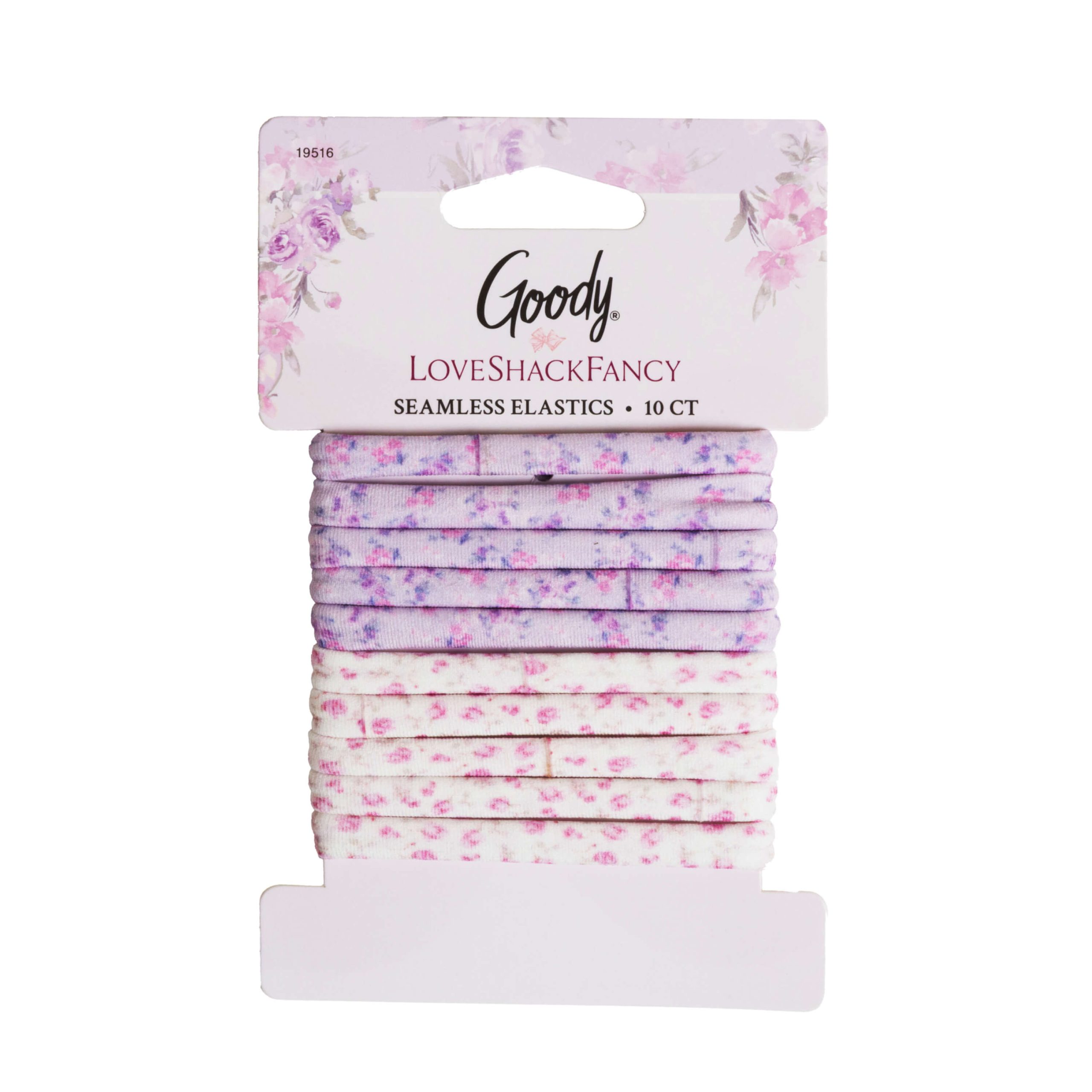 Goody x LoveShackFancy Seamless Elastics - Happy Thoughts & Ribbon Rosa - 10ct