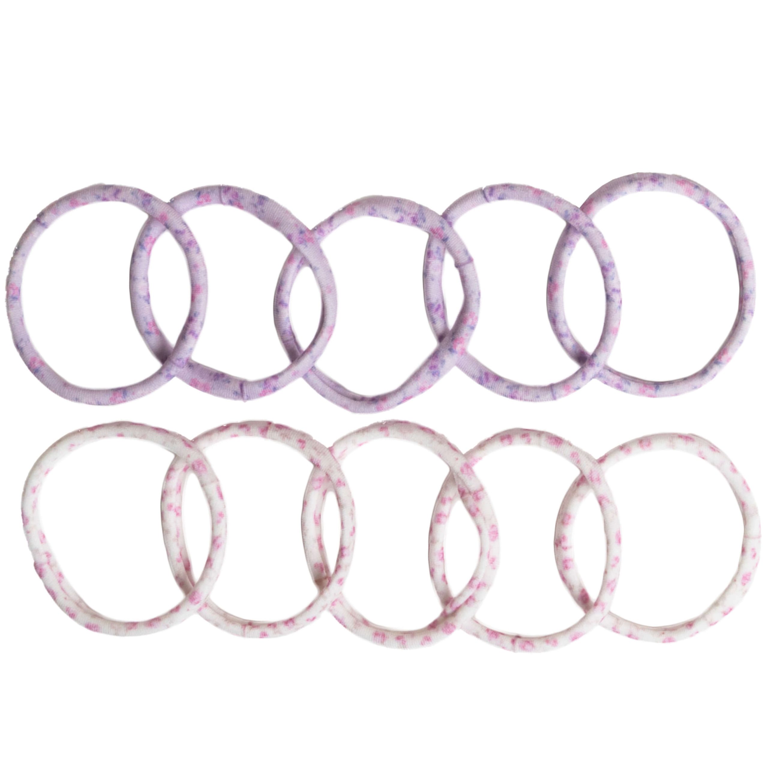 Goody x LoveShackFancy Seamless Elastics - Happy Thoughts & Ribbon Rosa - 10ct - Image 3