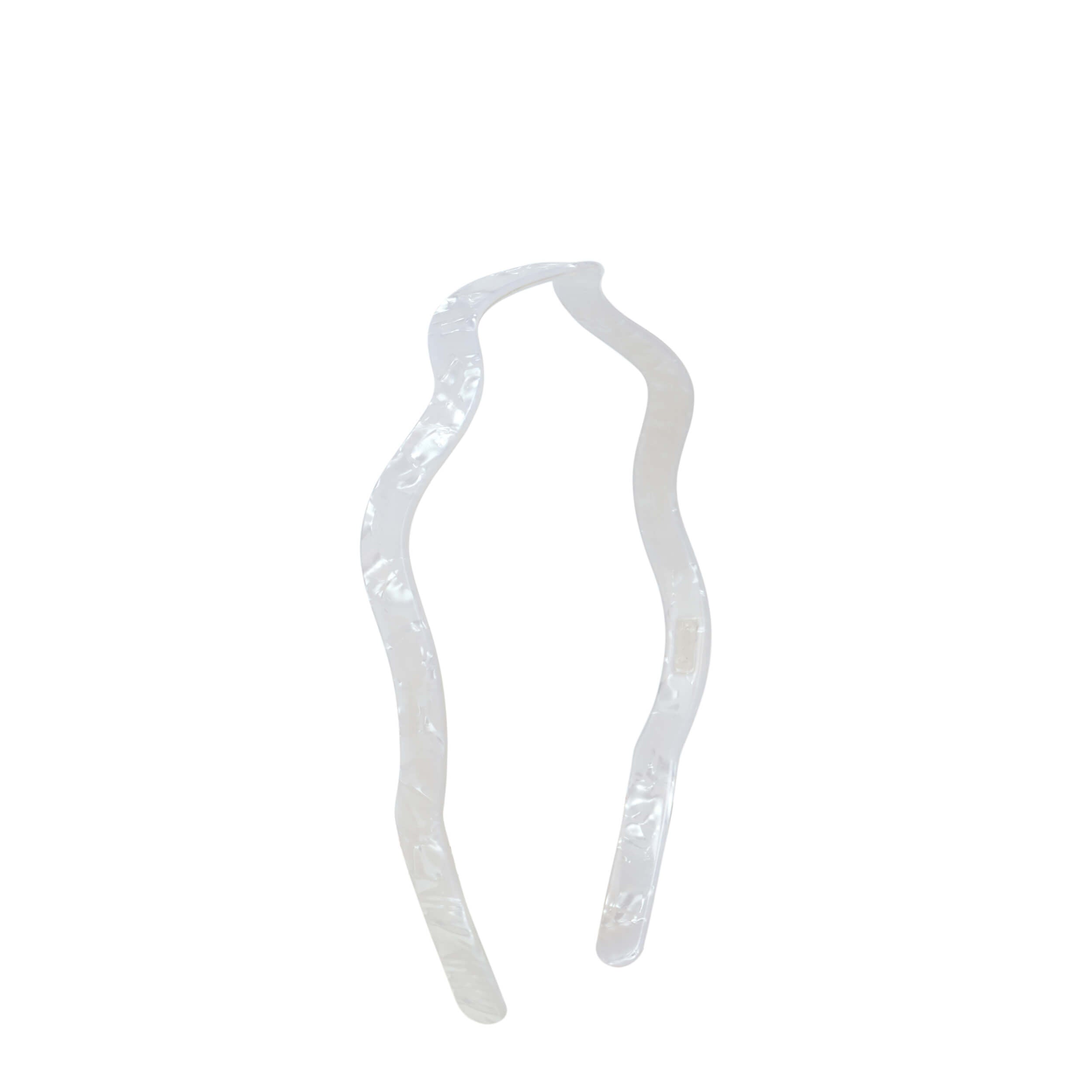 Wet Brush × Hill House Wavy Headband - White Shell - Image 2