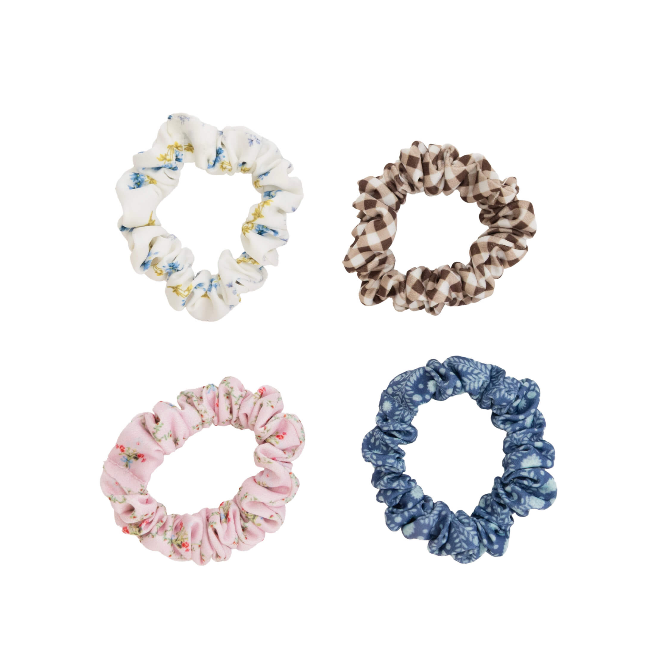 Wet Brush x Hill House Skinny Satin Scrunchies - 4ct - Image 2