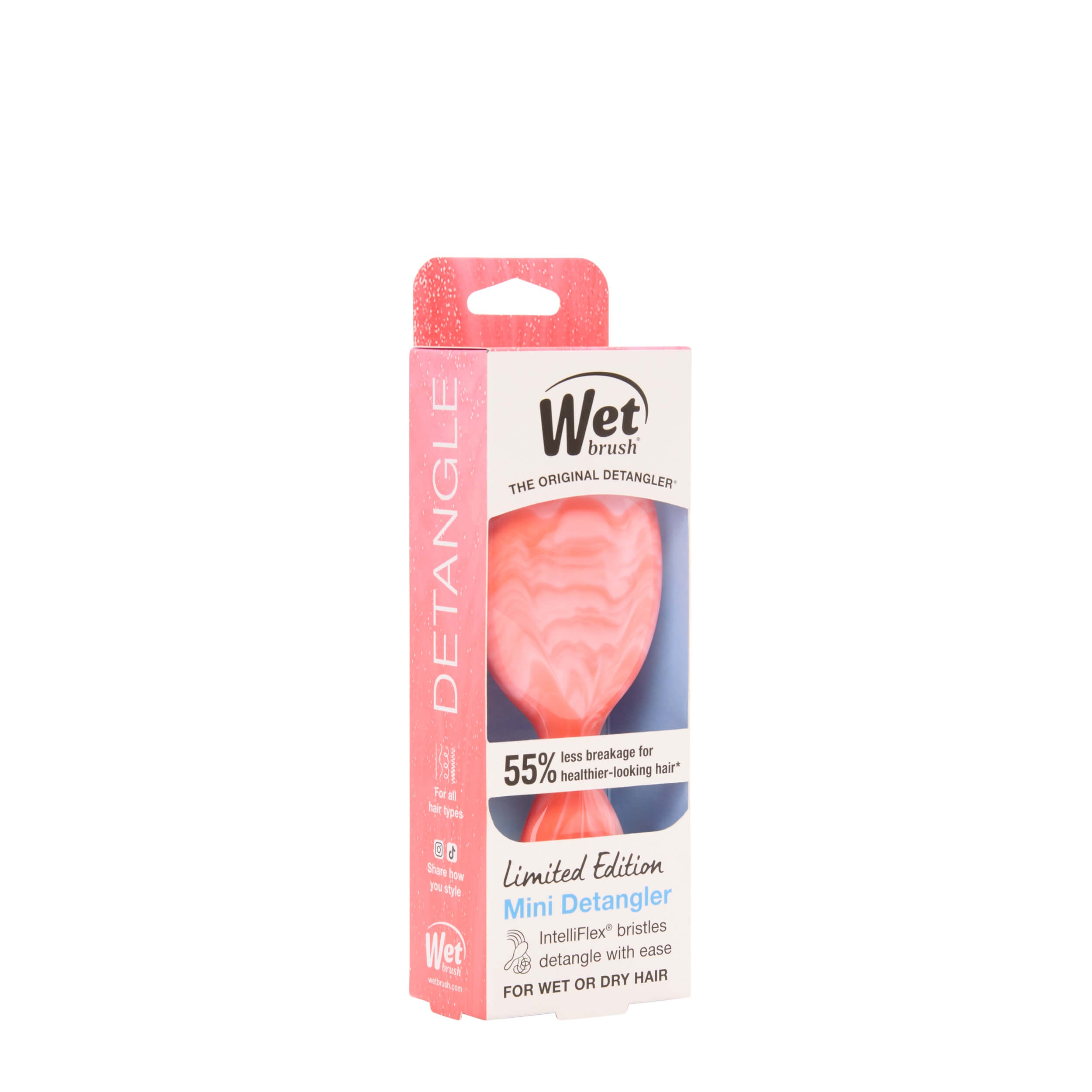 Summer Treat Mini Detangler - Strawberries & Cream - Image 9