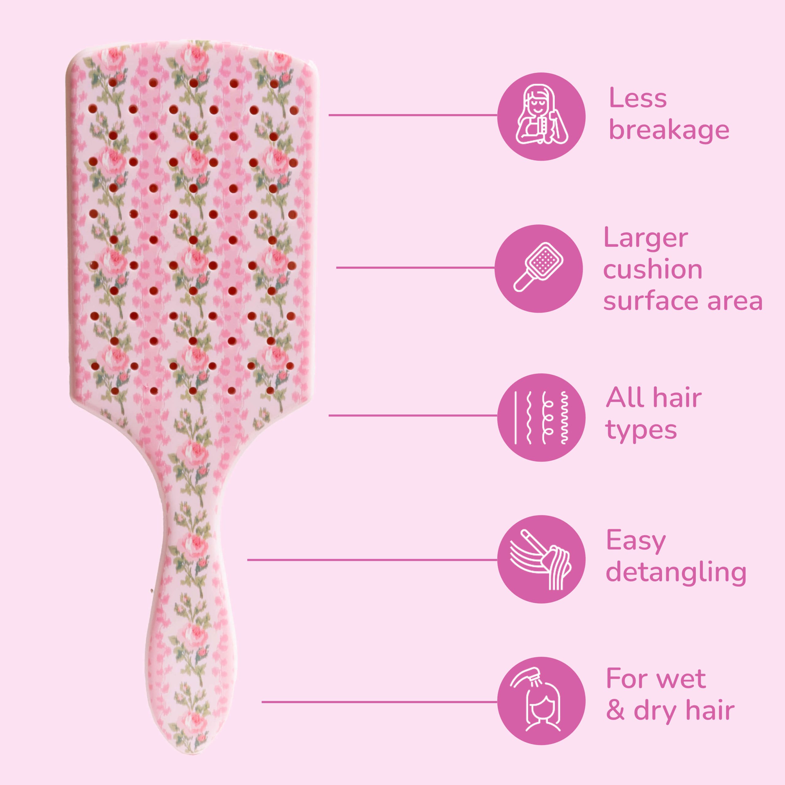 Wet Brush x LoveShackFancy Paddle Detangler - Blooming Heirloom - Image 4