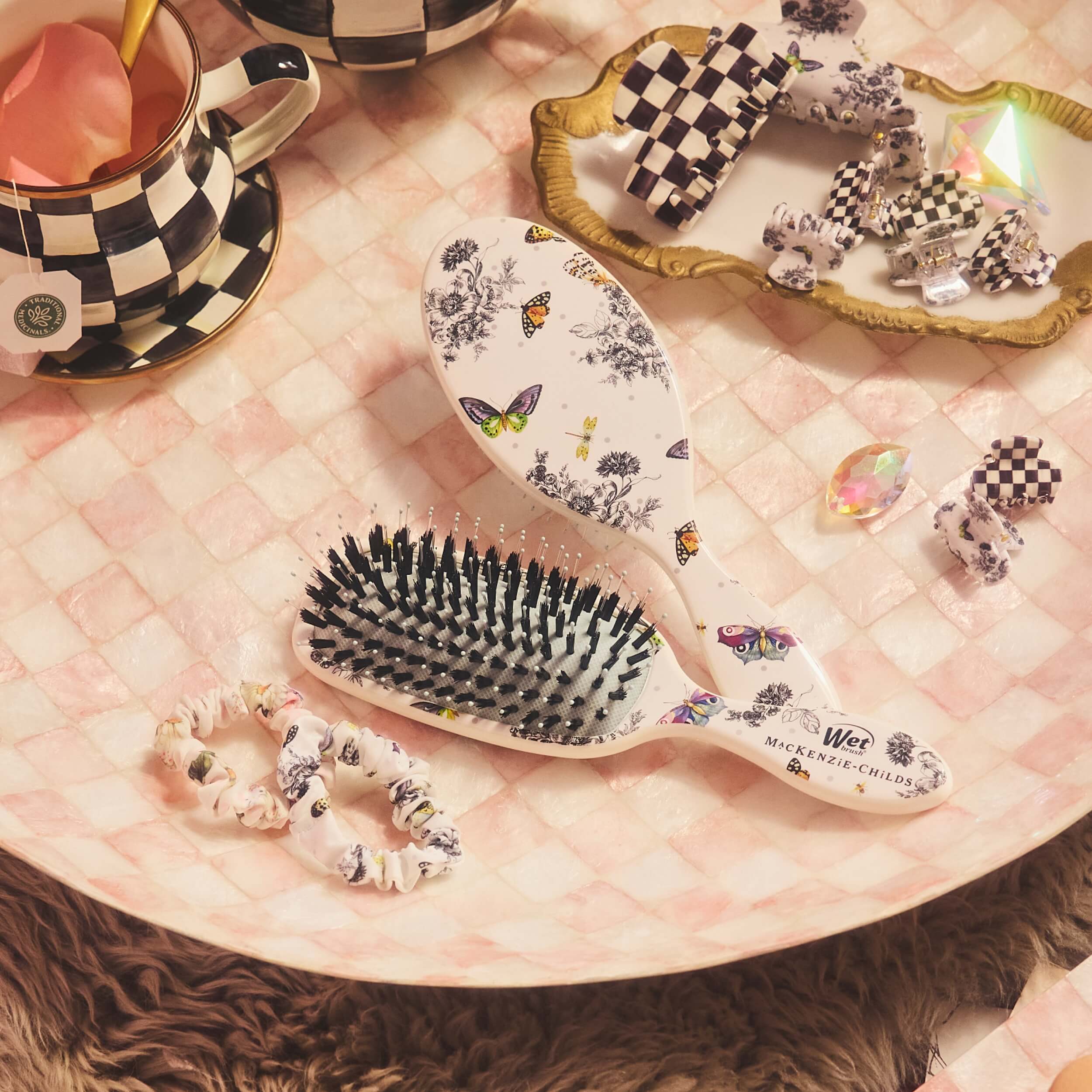 MacKenzie-Childs x Wet Brush Smooth Styler - Butterfly Toile - Image 5